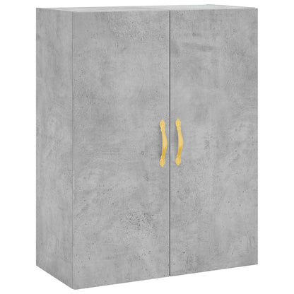 vidaXL Wall Mounted Cabinet Concrete Grey 69.5x34x90 cm 2