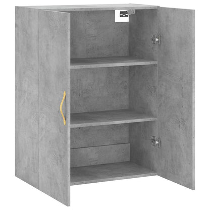 vidaXL Wall Mounted Cabinet Concrete Grey 69.5x34x90 cm 6