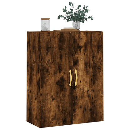 vidaXL Wall Mounted Cabinet Smoked Oak 69.5x34x90 cm 4