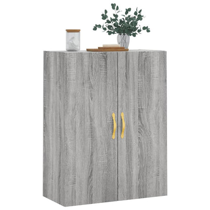 vidaXL Wall Mounted Cabinet Grey Sonoma 69.5x34x90 cm 4