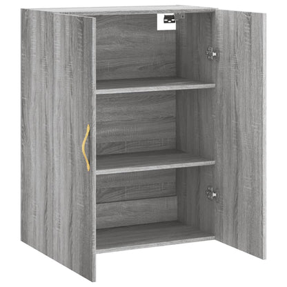 vidaXL Wall Mounted Cabinet Grey Sonoma 69.5x34x90 cm 6