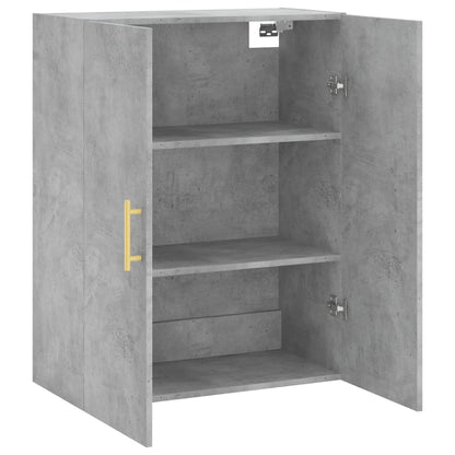 vidaXL Wall Mounted Cabinet Concrete Grey 69.5x34x90 cm 6