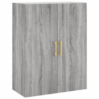 vidaXL Wall Mounted Cabinet Grey Sonoma 69.5x34x90 cm 2