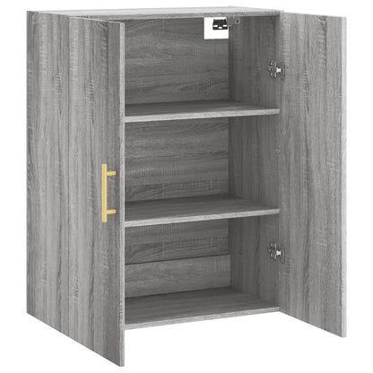 vidaXL Wall Mounted Cabinet Grey Sonoma 69.5x34x90 cm 6