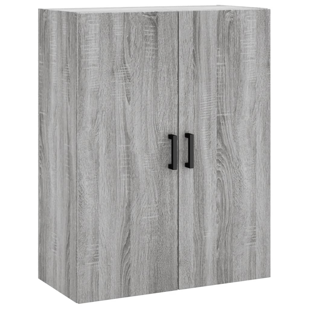 vidaXL Wall Mounted Cabinet Grey Sonoma 69.5x34x90 cm 2