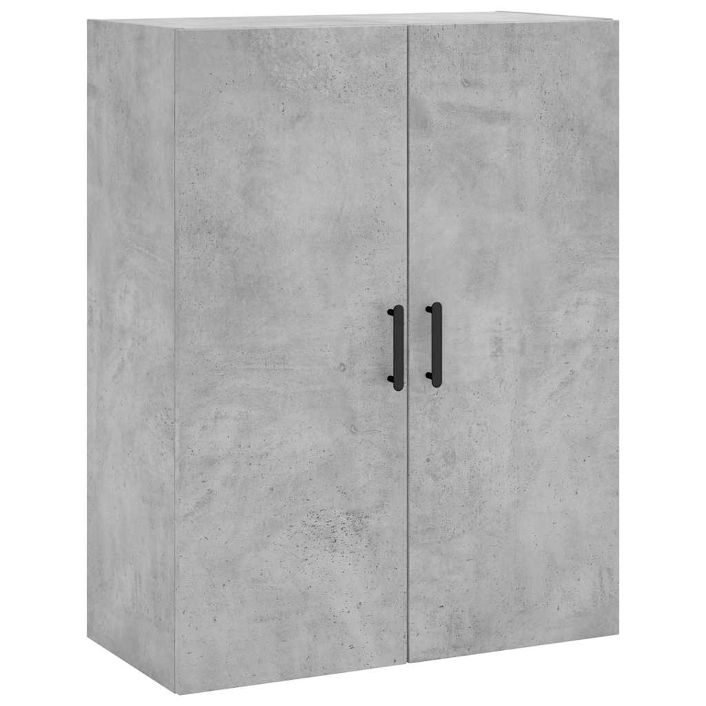 Wall Mounted Cabinet 69,5x34x90 cm Concrete grey
