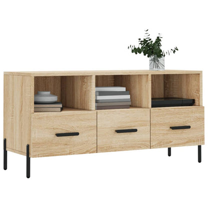 vidaXL TV Cabinet Sonoma Oak 102x36x50 cm Engineered Wood 3
