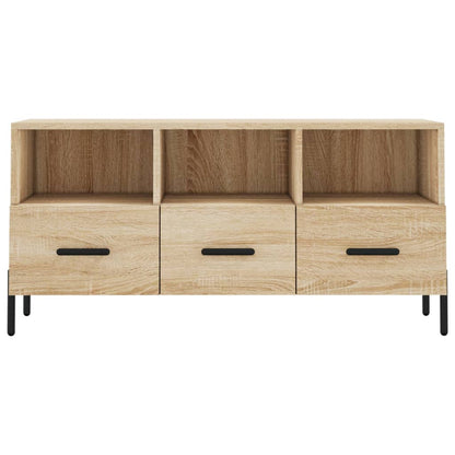 vidaXL TV Cabinet Sonoma Oak 102x36x50 cm Engineered Wood 5