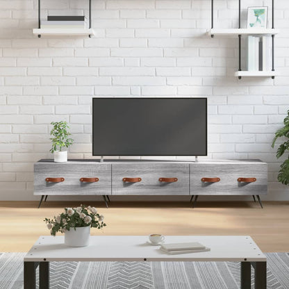 vidaXL TV Cabinet Grey Sonoma 150x36x30 cm Engineered Wood 1