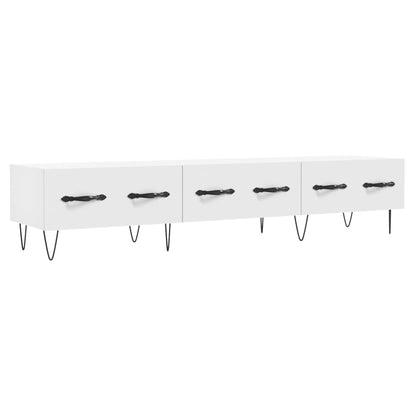 vidaXL TV Cabinet White 150x36x30 cm Engineered Wood 2