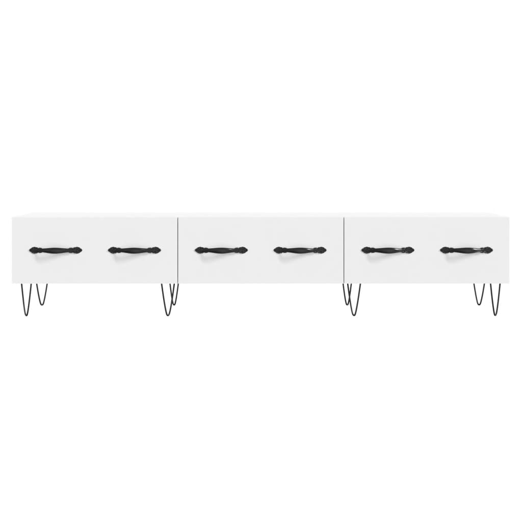 vidaXL TV Cabinet White 150x36x30 cm Engineered Wood 5