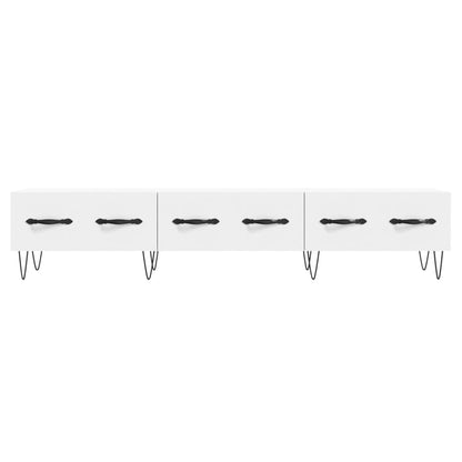 vidaXL TV Cabinet White 150x36x30 cm Engineered Wood 5