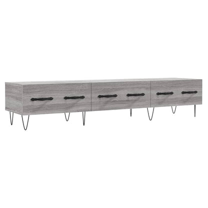 vidaXL TV Cabinet Grey Sonoma 150x36x30 cm Engineered Wood 2