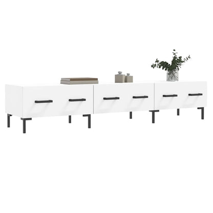 vidaXL TV Cabinet White 150x36x30 cm Engineered Wood 3