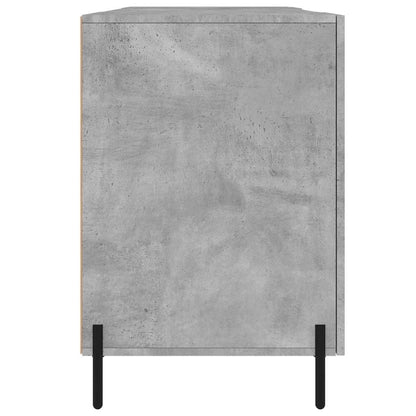 Desk 140x50x75 cm Engineered Wood Concrete grey