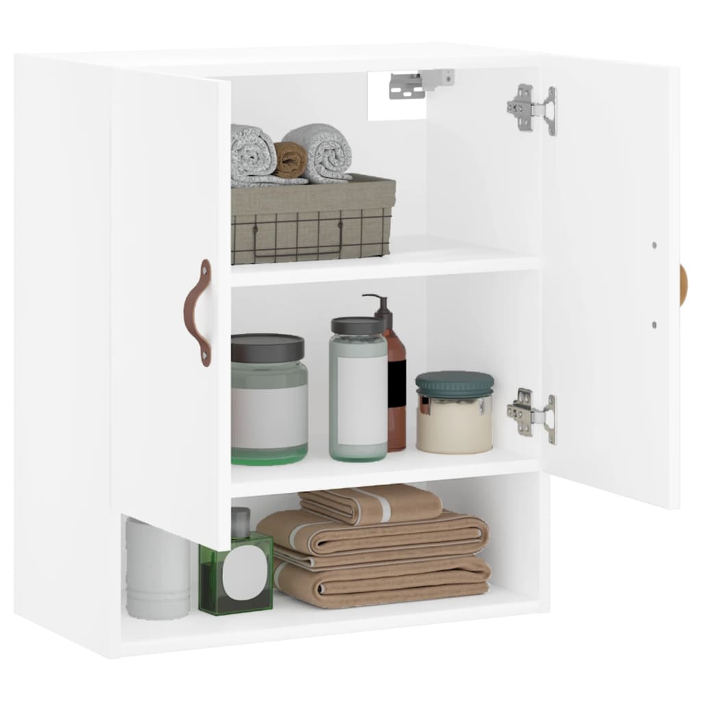 vidaXL Wall Cabinet White 60x31x70 cm Engineered Wood 4