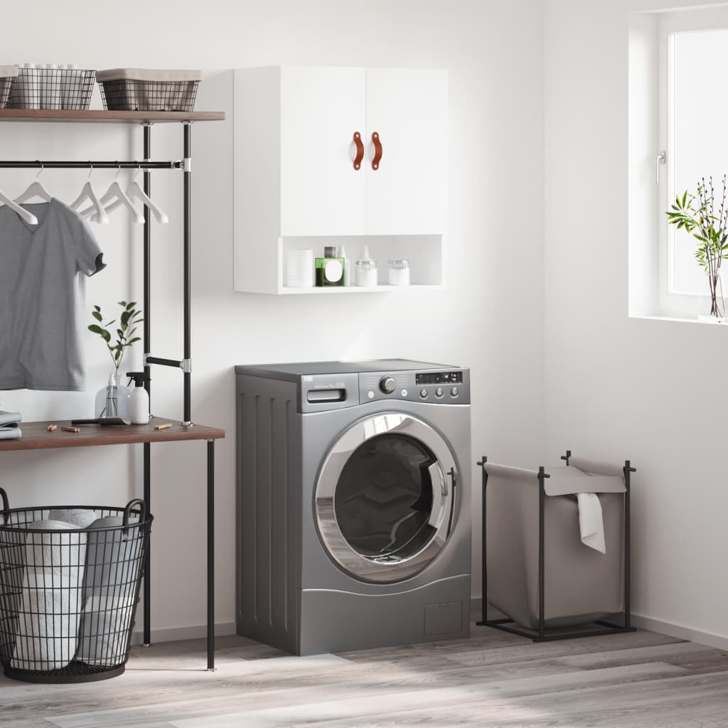 vidaXL Wall Cabinet White 60x31x70 cm Engineered Wood 1