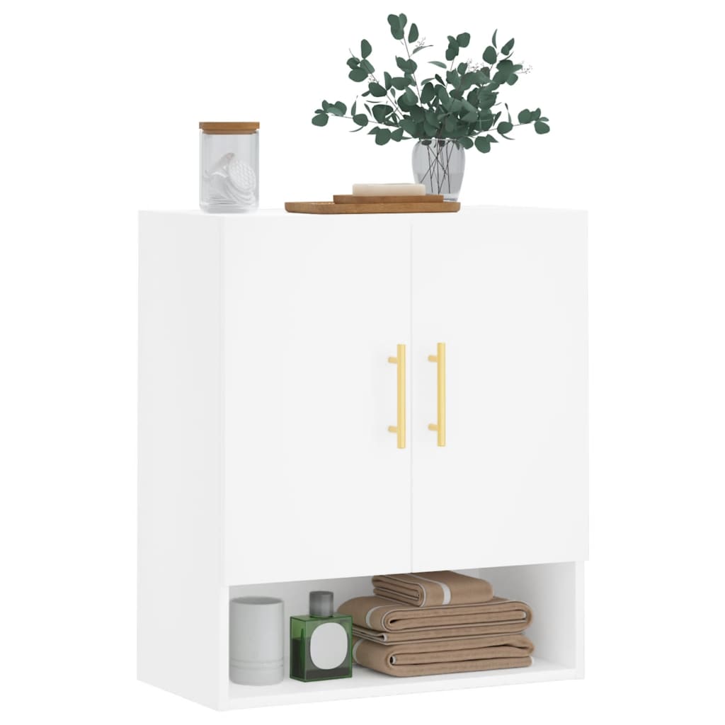 vidaXL Wall Cabinet White 60x31x70 cm Engineered Wood 3