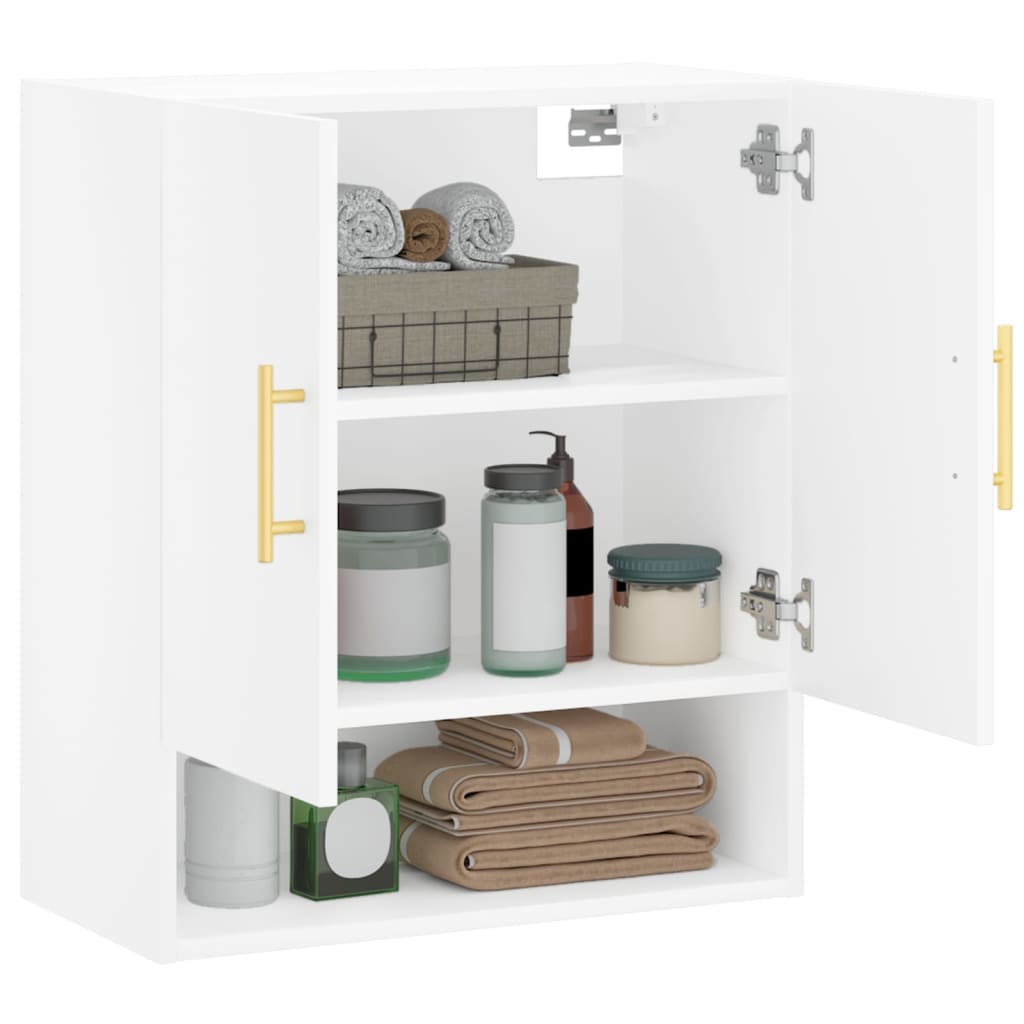 vidaXL Wall Cabinet White 60x31x70 cm Engineered Wood 4