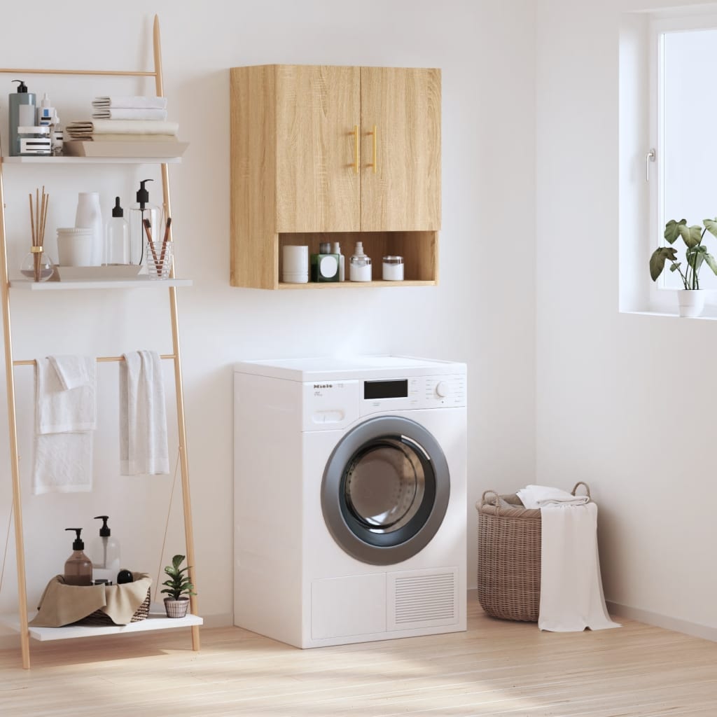 vidaXL Wall Cabinet Sonoma Oak 60x31x70 cm Engineered Wood 1
