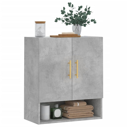 vidaXL Wall Cabinet Concrete Grey 60x31x70 cm Engineered Wood 3