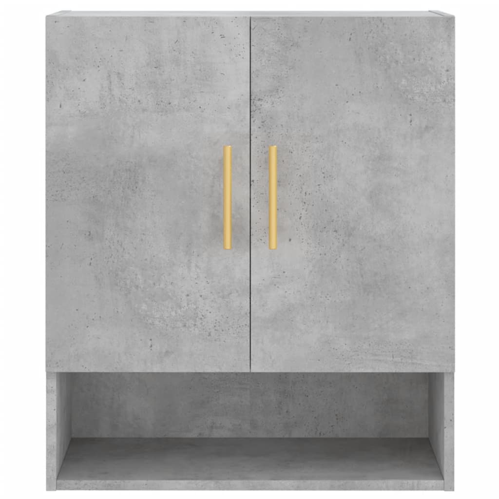 vidaXL Wall Cabinet Concrete Grey 60x31x70 cm Engineered Wood 5