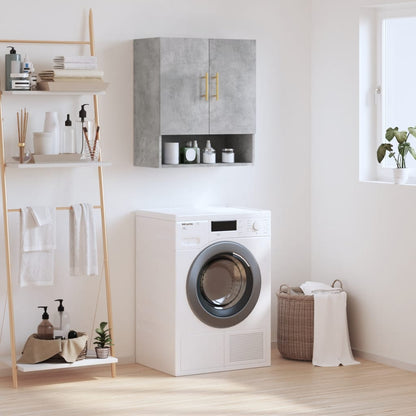 vidaXL Wall Cabinet Concrete Grey 60x31x70 cm Engineered Wood 1
