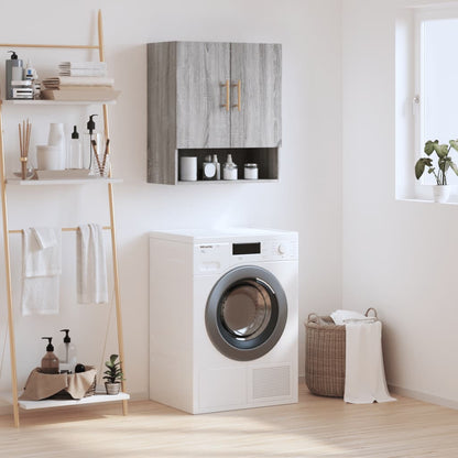 vidaXL Wall Cabinet Grey Sonoma 60x31x70 cm Engineered Wood 1