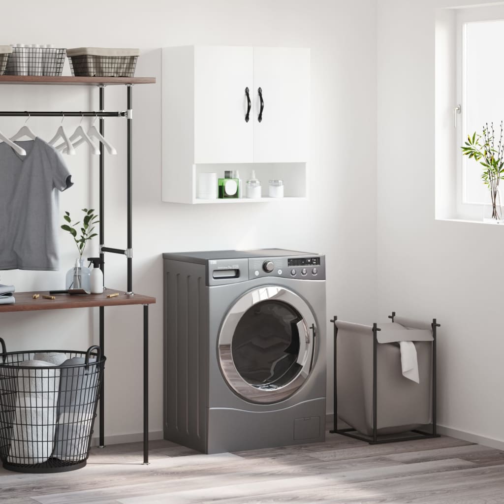 vidaXL Wall Cabinet White 60x31x70 cm Engineered Wood 1
