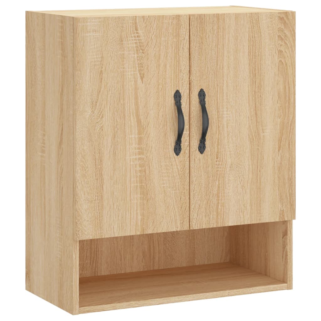 vidaXL Wall Cabinet Sonoma Oak 60x31x70 cm Engineered Wood 2