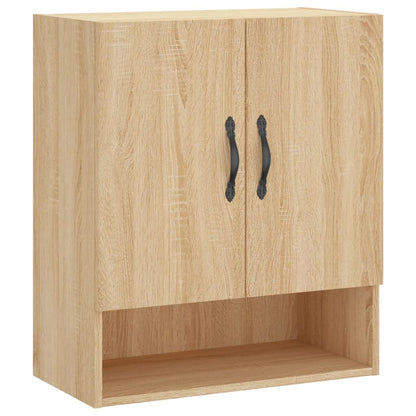 vidaXL Wall Cabinet Sonoma Oak 60x31x70 cm Engineered Wood 2