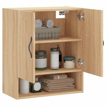 vidaXL Wall Cabinet Sonoma Oak 60x31x70 cm Engineered Wood 4