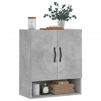 vidaXL Wall Cabinet Concrete Grey 60x31x70 cm Engineered Wood 3