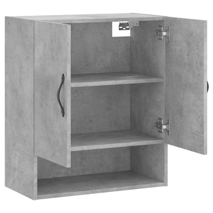 vidaXL Wall Cabinet Concrete Grey 60x31x70 cm Engineered Wood 6