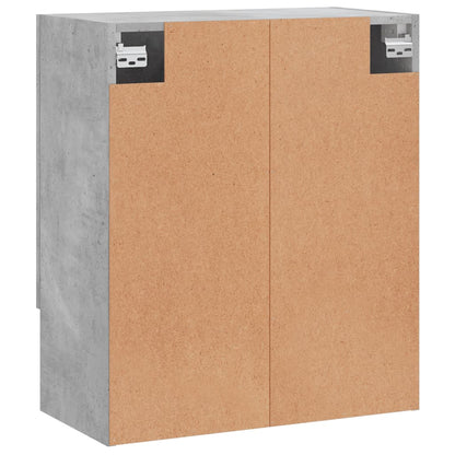 vidaXL Wall Cabinet Concrete Grey 60x31x70 cm Engineered Wood 5