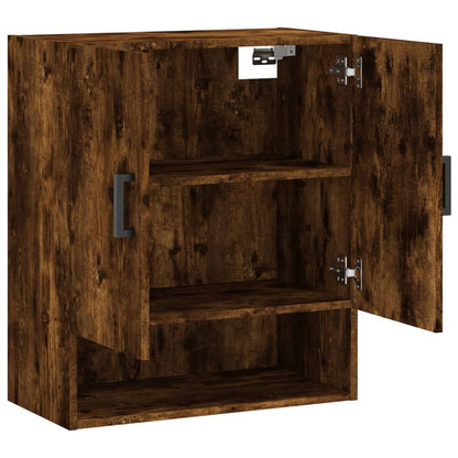 vidaXL Wall Cabinet Smoked Oak 60x31x70 cm Engineered Wood 4