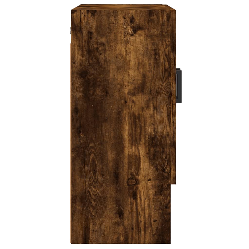 vidaXL Wall Cabinet Smoked Oak 60x31x70 cm Engineered Wood 6