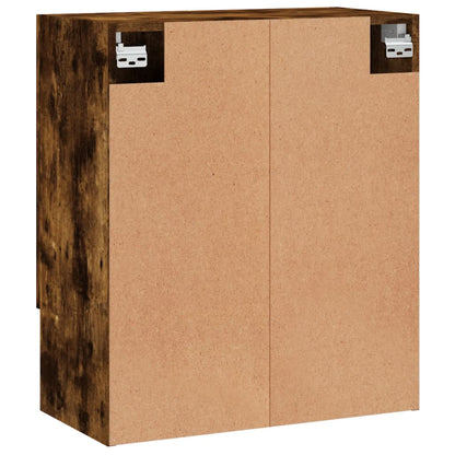 vidaXL Wall Cabinet Smoked Oak 60x31x70 cm Engineered Wood 5