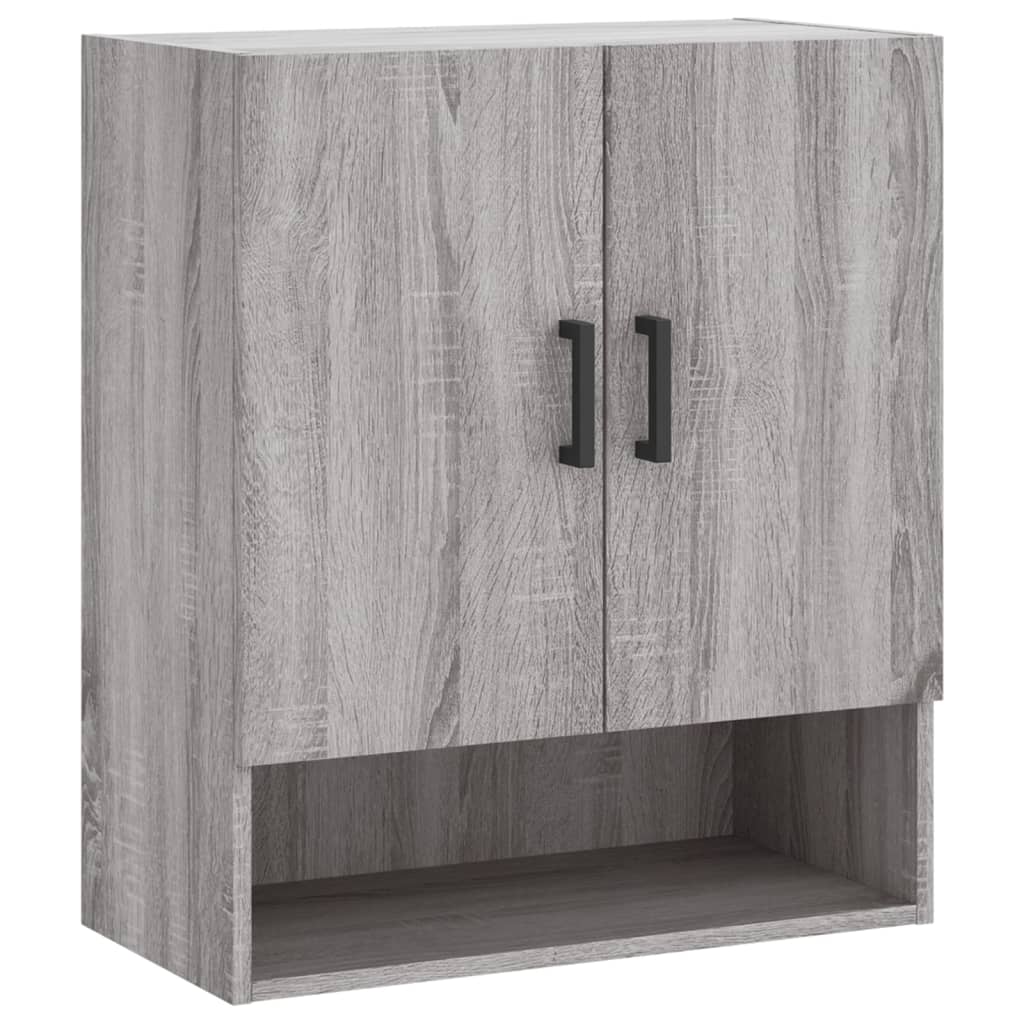 vidaXL Wall Cabinet Grey Sonoma 60x31x70 cm Engineered Wood 2