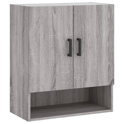 vidaXL Wall Cabinet Grey Sonoma 60x31x70 cm Engineered Wood 2