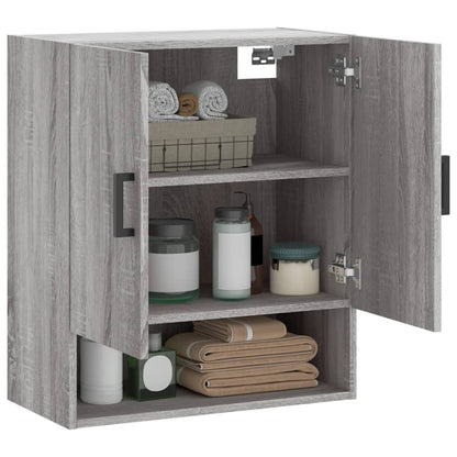 vidaXL Wall Cabinet Grey Sonoma 60x31x70 cm Engineered Wood 4