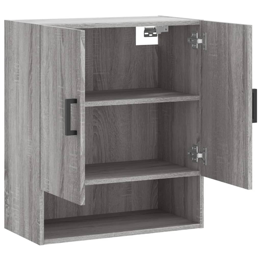vidaXL Wall Cabinet Grey Sonoma 60x31x70 cm Engineered Wood 6
