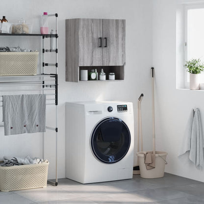 vidaXL Wall Cabinet Grey Sonoma 60x31x70 cm Engineered Wood 1