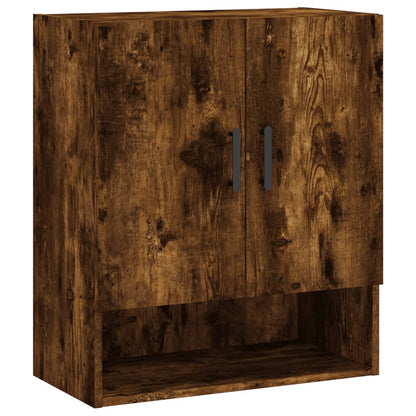 vidaXL Wall Cabinet Smoked Oak 60x31x70 cm Engineered Wood 2