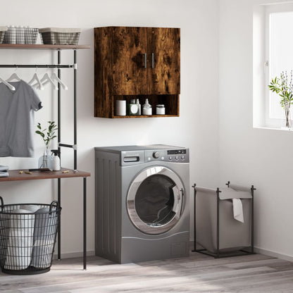 vidaXL Wall Cabinet Smoked Oak 60x31x70 cm Engineered Wood 1