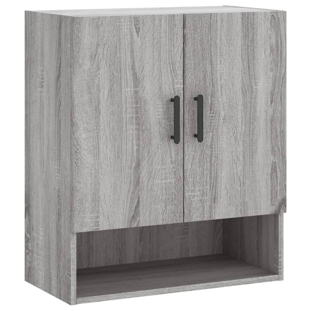 vidaXL Wall Cabinet Grey Sonoma 60x31x70 cm Engineered Wood 2