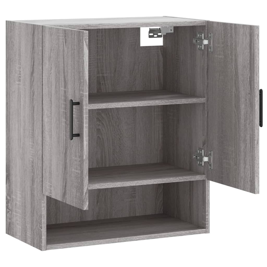 vidaXL Wall Cabinet Grey Sonoma 60x31x70 cm Engineered Wood 6