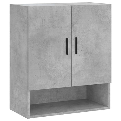 vidaXL Wall Cabinet Concrete Grey 60x31x70 cm Engineered Wood 2