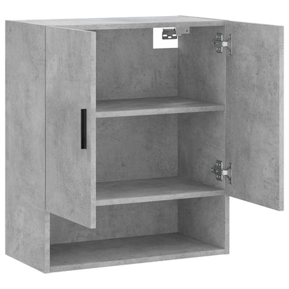 vidaXL Wall Cabinet Concrete Grey 60x31x70 cm Engineered Wood 6