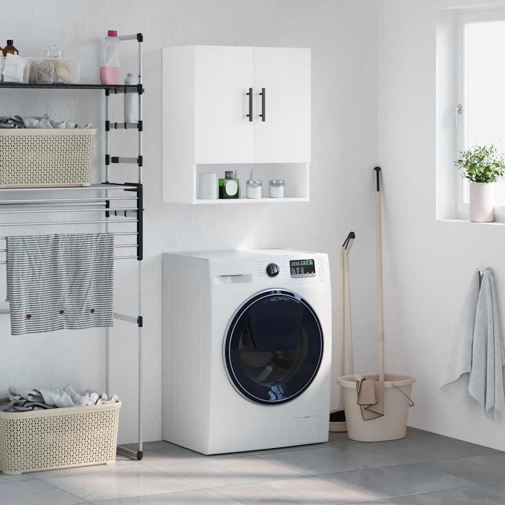 Wall Cabinet 60x31x70 cm Engineered Wood White